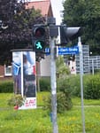 Traffic lights in former East Germany