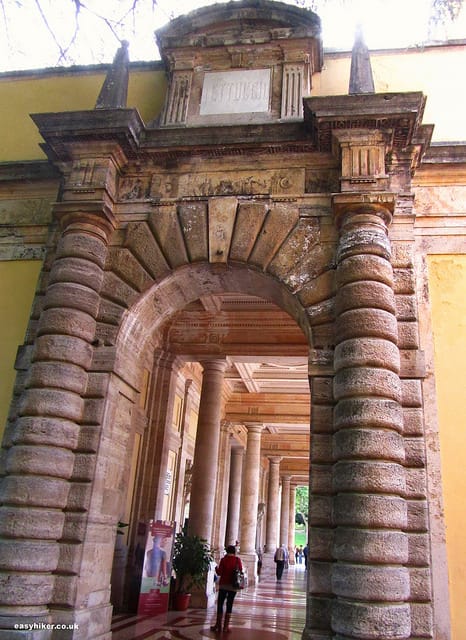 "architecture in Montecatini Terme - 18th century gate"