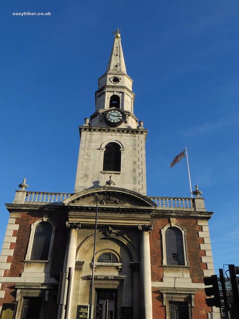 St George the Martyr Church in London "St George the Martyr Church seen as we continue walking London with Charles Dickens"