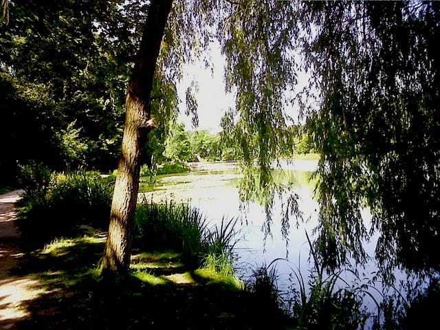 Etang hiking trail near Paris