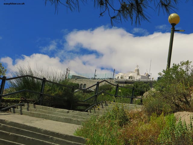 "the chapel atop the highest mountain in Athens"